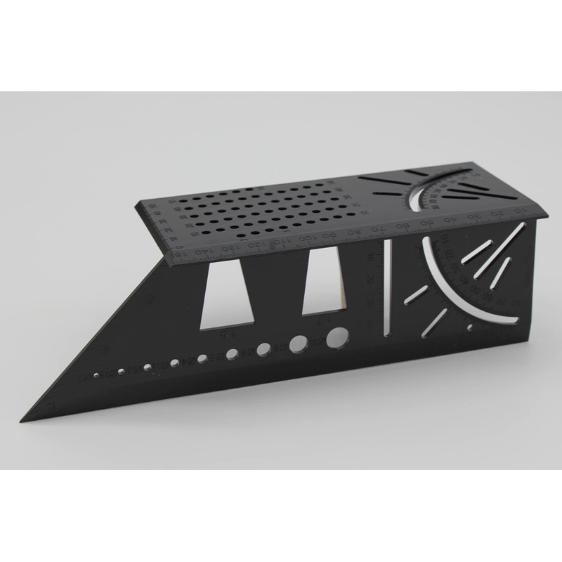 3D Mitre Angle Black Dovetail Template for Finger Tines, 45°/90°
