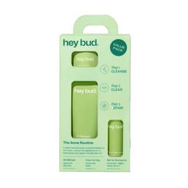 Hey Bud The Acne Routine - Trial Kit 3 Piece Set