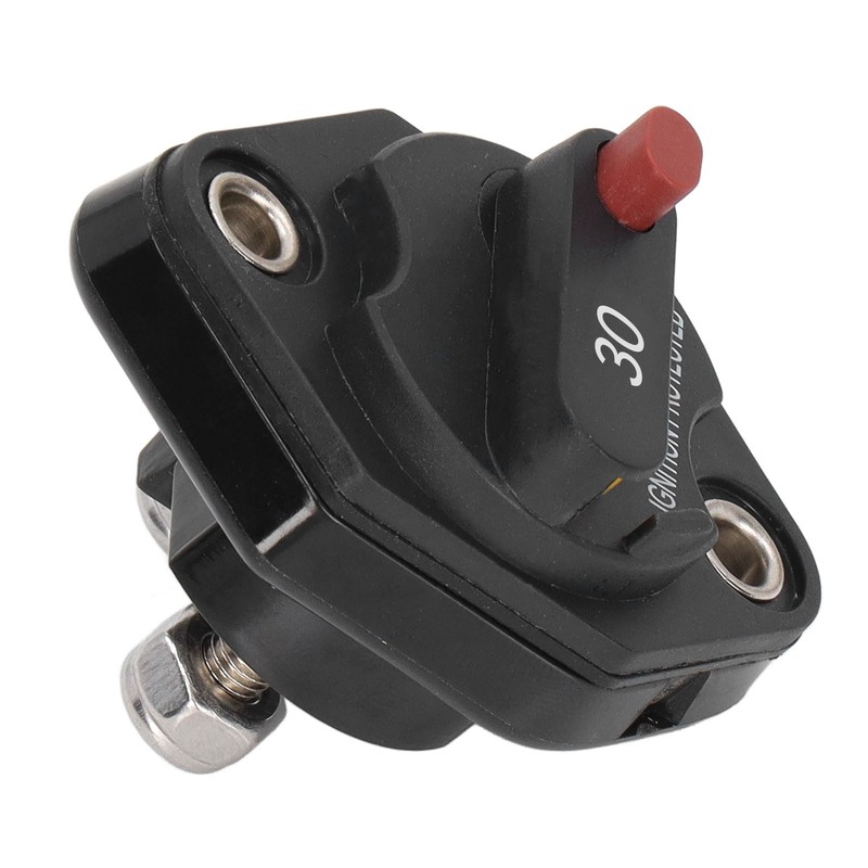 Circuit Breaker Fuse Overcurrent Protector Waterproof with Manual Reset Button