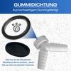 Double connection for washing machine, dishwasher, 1 inch, drain adapter