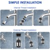 VIPMOON Kitchen Faucet Aerators, 2 Pack 360 Swivel Kitchen Sink