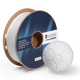 SainSmart Matte TPU Filament, White Flexible TPU 3D Printing Filament, 1.75 mm, 1kg (2.2LB), Dimensional Accuracy +/- 0.05 mm, 95A Soft TPU