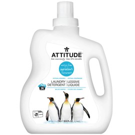 ATTITUDE Liquid Laundry Detergent, EWG Verified Laundry Soap, HE Compatible, Vegan and Plant Based Products, Cruelty-Free, Wildflowers, 36 Loads, 60.8 Fl Oz