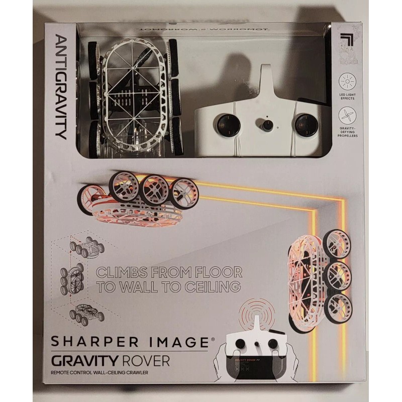 Sharper Image Remote Control Gravity Rover Wall-Ceiling Crawler, Ages 8+