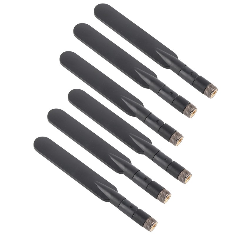 6Pcs Flat Paddle WiFi Antenna 3CMJT RP‑SMA Male Connector High