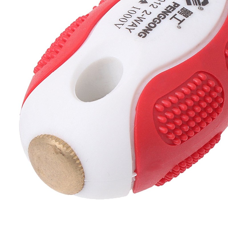 Buwei 2-In-1 Dual Head Screwdriver Electrical Tester Pen 1000V Voltage