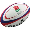 Gilbert England Rugby Replica Ball - White/Red, Mini