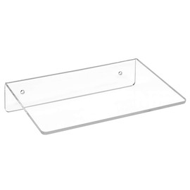 Zeigis Wall Shelf 200 mm Wide, 150 mm Deep, Acrylic Gas, Acrylic Shelf, Wall Shelf, Wall Bracket, Transparent, Goods Presentation, Clear