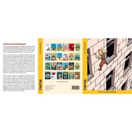 Moulinsart Set of 24 Postcards of The Adventures of Tintin Book Covers 31311 (10x15cm)