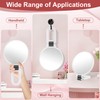 ALHAKIN 30X Magnifying Mirror, Travel Hand Mirrors with Handle, Double