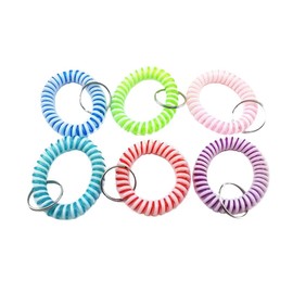 Diseño de arcoíris Blovess cambio Gradual Flexible bobina espiral hacia la pulsera de colores