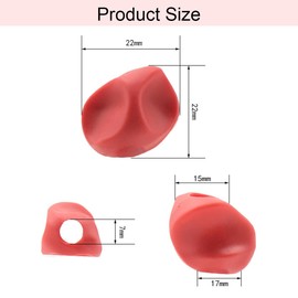 Toulifly Writing Aid for Children's Pen, Writing Aid for Children's Pen, Rubber Pencil Grips, Pack of 10 Pen Holder Aid Children, Ergonomic Pencil Grips