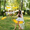 Pack of 2 Inflatable Banana with Throwing Rings, Inflatable Banana