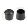 sourcing map Rubber Furniture Caps 28mm Inner Diameter Round Table