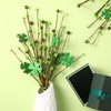 ZJoey 10 Pcs St.Patricks Day Artificial Plants Berry Stems 16