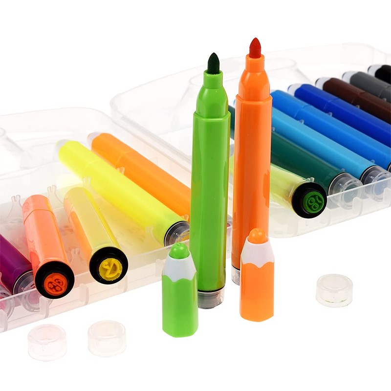Rex London Set of 18 Coloured Felt Tip Stamp Pens