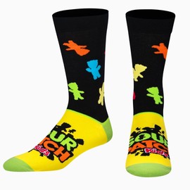 Odd Sox, Funny Crew Socks, Sour Patch Candy, Adult Large 8-12