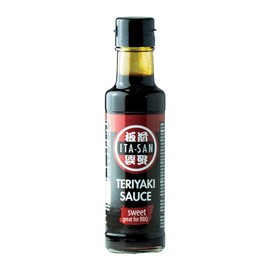 ITA-SAN Teriyaki Sauce Seasoning Sauce with Oriental Flavours, Sweet Ideal for Asian Barbecue, 1 x 150 ml