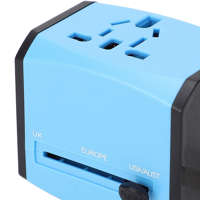 Universal Power Adapter Dual USB Travel Charging Station International Plug