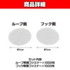 HAMILO 1000 Pairs Round Hook and Loop Seals DIY Male