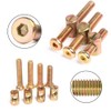 Crib Screws Hardware Replacement Kit -25 Set M6x40mm/50mm/60mm/70mm/80mm Hex Drive