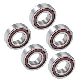 Kozelo 5pcs 7004AC Angular Contact Ball Bearing - [20mm Bore Dia x 42mm OD x 12mm Width] 25° Contact Angle for Pumps Compressors Gearboxes