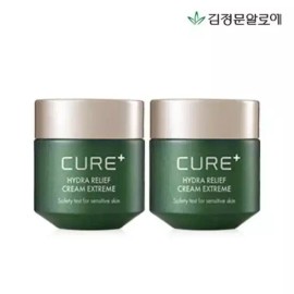 Kim Jeongmoon Aloe 큐어 하이드라 릴리프 크림 익스트림 50g 2개 [미니x1] Cure Hydra Relief Cream Extreme 50g 2pcs [Mini x1]