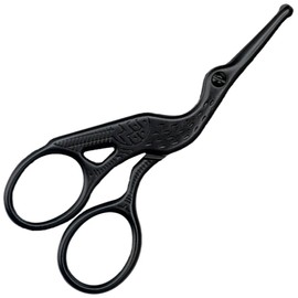 Nose Hair Scissors, Nose Hair Scissors, Eyebrow Scissors, Round Safety Scissors, Premium Stainless Steel, Round Tip, Vintage Stork, Cosmetic Scissors, Nose Hair Scissors, Nose Hair Scissors, Ear Hair,