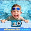 Helangel Digital Camera Waterproof Full HD 2.7K 48MP Underwater Camera