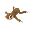 Karlie Sloth Dog Toy, Plush, Brown, 55 x 26 x