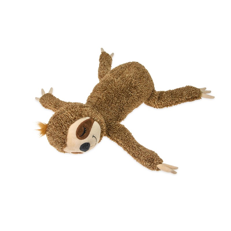 Karlie Sloth Dog Toy, Plush, Brown, 55 x 26 x