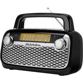 Studebaker SB2006B Bluetooth AM/FM Portable Radio Rechargeable (Black) [New ]