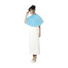 Shampoo Cape (Round Cape) 3703; Color: Light Blue