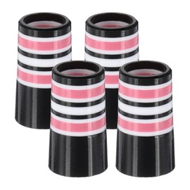 PATIKIL Golf Ferrules 0.370 Inch ID, 4 Pack Tapered Golf Club Ferrules Multi-Ring Iron Ferrule Rings for Taper Tip Iron Wedge Shaft Fits Steel Graphite Shafts, Pink