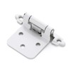 Home Expert 20 Pack (10 Pairs) White Cabinet Hinges for