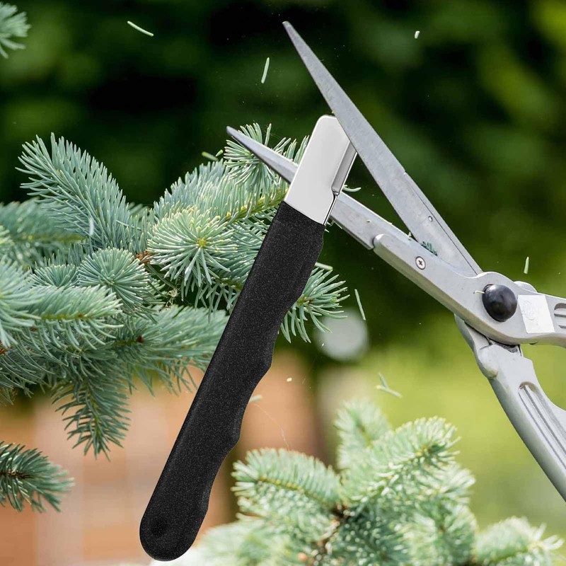 2Pcs Garden Tool Sharpener - Blade Sharpener for Garden Tools,