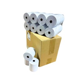 BAM POS 1Ply Bond Receipt Paper Rolls 3 x 150 White Paper for Kitchen Impact Printers TMU200 SRP275 Star SP700 Suitable For Printing Kitchen Tickets and Order receipts 24 Rolls Per Case