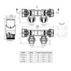 Multiblock Set for Radiators - Tap Block Valve Connection Fitting