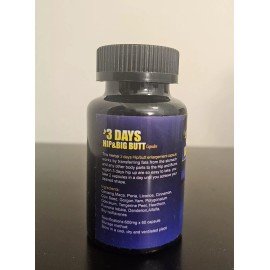 Unbranded 3 days HIP & BIG BUTT capsules for wider buttocks and improve buttock line