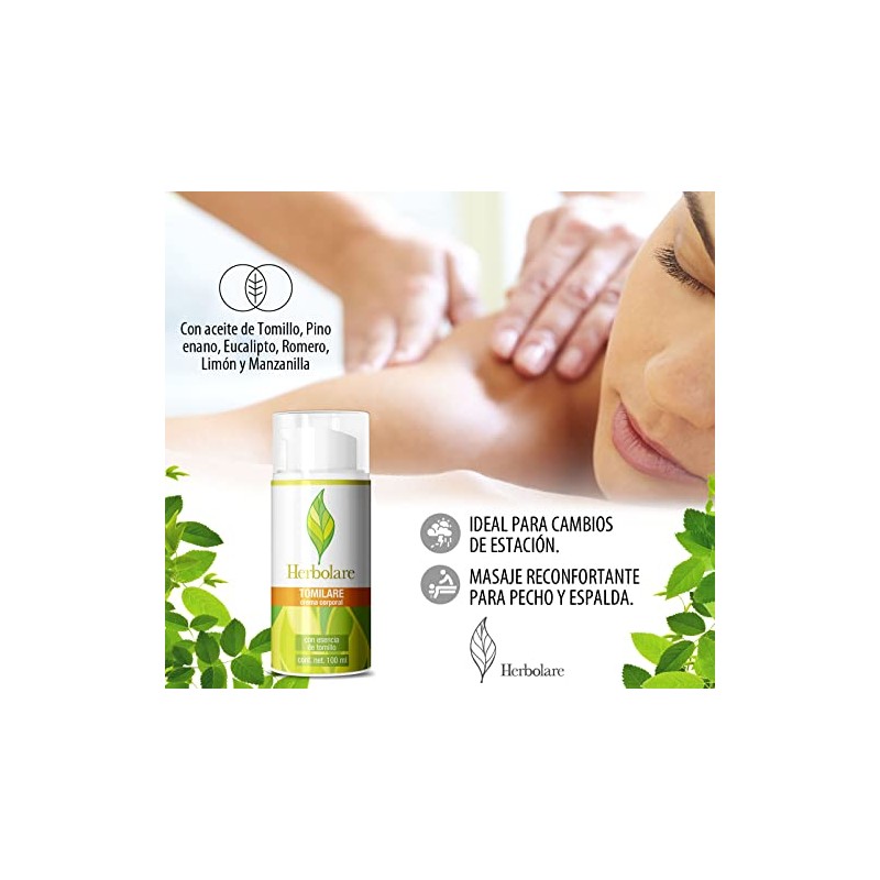 Herbolare - TOMILARE crema corporal con Tomillo 100 ml. Ideal