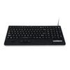 WetKeys "Rugged-Point Industrial-Grade Heavy-Duty Full-Size Washable Keyboard with Track-Pointer and