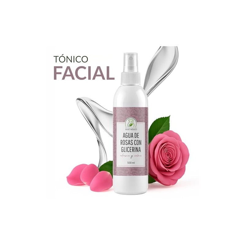 Agua De Rosas Con Glicerina Hidratante 500ml Productos Mart Mexico