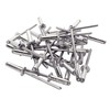 Rapid High Performance Aluminium Rivets, Ø4 x 10 mm -