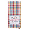Paquete de 2 toallas de cocina bordadas de Kay Dee