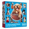 RoseArt - Mini Shaped - Sport Pups - 500 Piece