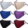 PAGE ONE Reusable Cloth Face Masks Washable Adjustable Breathable Cotton