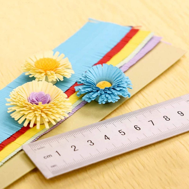 Woohome 143 PCS Paper Quilling Strips Flower Design Set Quilling