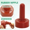 Calf Bottle Lamb Feeding Nipple 2.11 Quart Calves Nursing Feeder