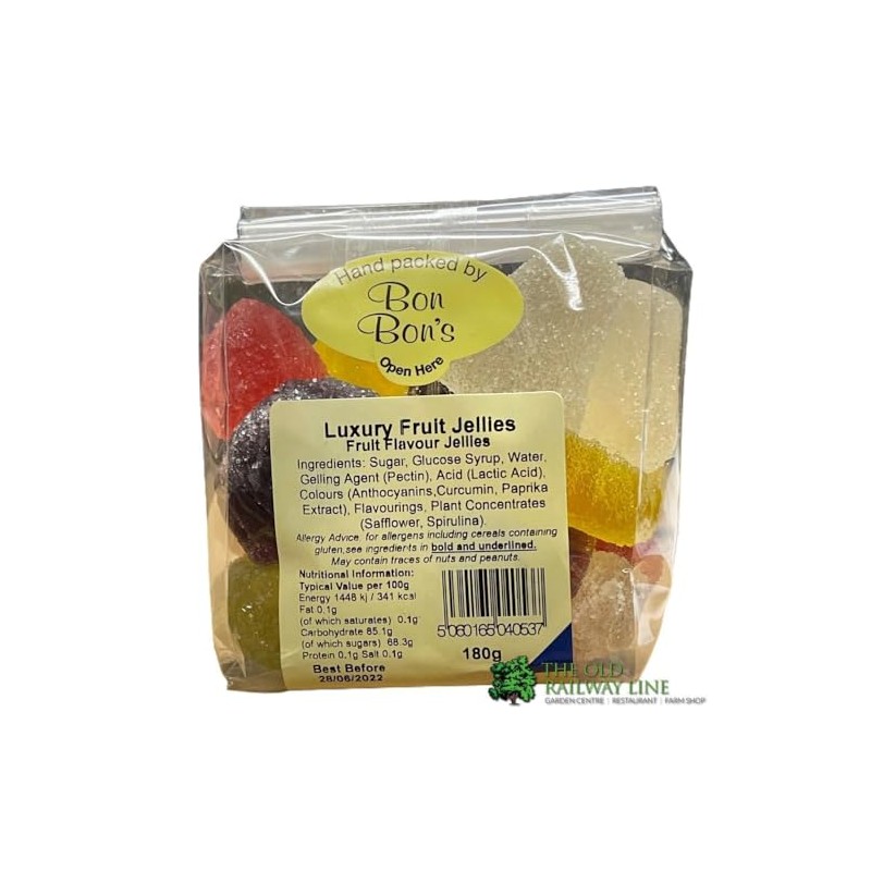 Luxury Fruit Jellies - Bon Bon's Luxury Hand-Packed Confectionery