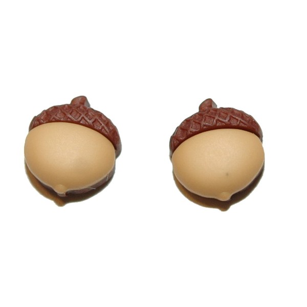 Mini Fall Thanksgiving Acorn Stud Earrings (S410)